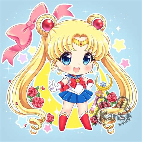 sailor moon chibi, Karis Bunny | Sailor moon fan art, Sailor moon art ...