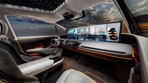 Aehra SUV Interior Reveal Shows Massive Telescoping Digital Display