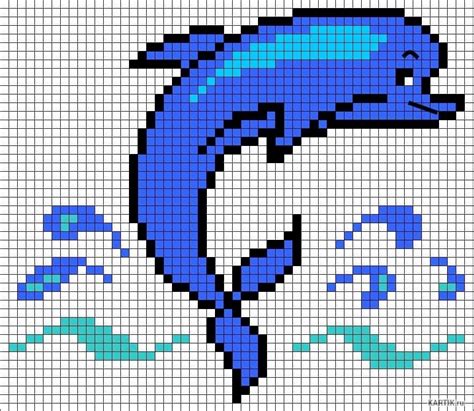 Pixel arts «Dolphin»