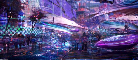 Wallpaper : digital art, city, cityscape, night, cyberpunk, car ...