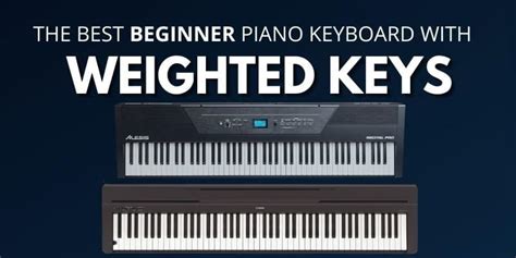 Keyboard With WEIGHTED Keys For Beginner - Top 5 | Allegro Keys