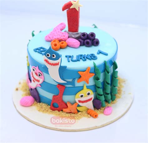 Fish Theme Birthday Cake - Sea theme cakes in Lahore