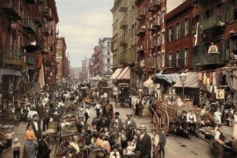 New York City - 1890s | Colorized historical photos, Mulberry street, Photo