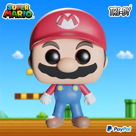 STL file Funko Pop SUPER MARIO BROS Game Mario Bros 🎨・Model to download ...