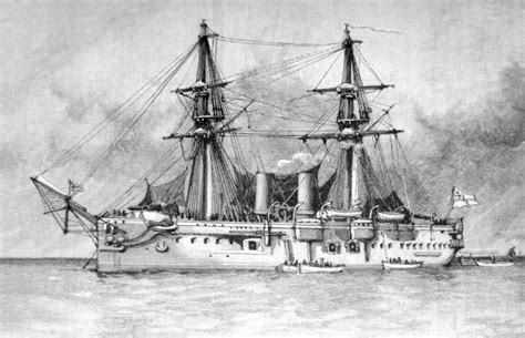 HMS Temeraire (1876) - Wikipedia | Royal navy ships, Hms temeraire ...