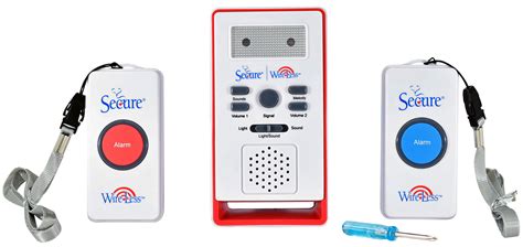 Secure Wireless Remote Dual Call Button Nurse Alert System - Two ...