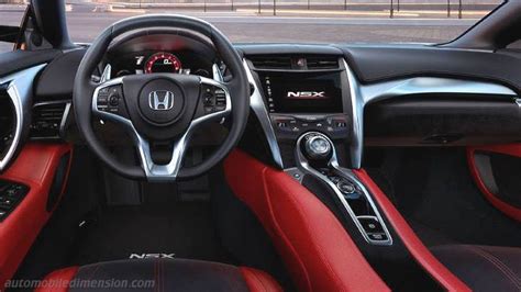 Honda NSX dimensions, boot space and similars