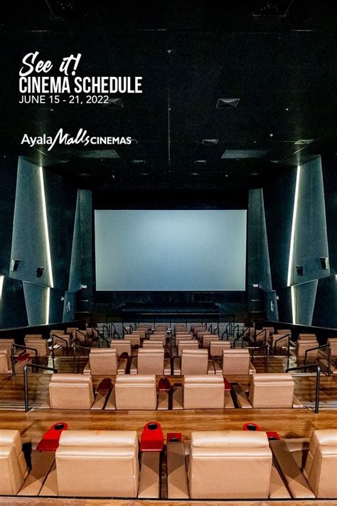 Check out our cinema schedule on... - Ayala Malls Manila Bay