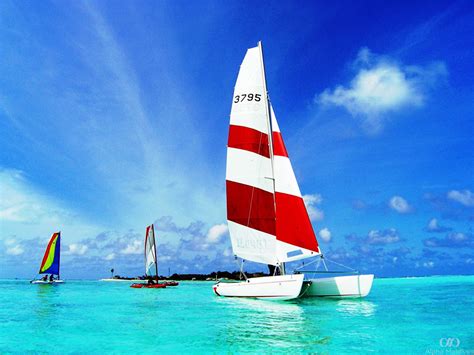 Catamaran Sailing and Canoeing in the Maldives - Alpha Maldives Blog