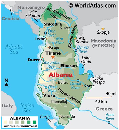 Albania Maps & Facts - World Atlas