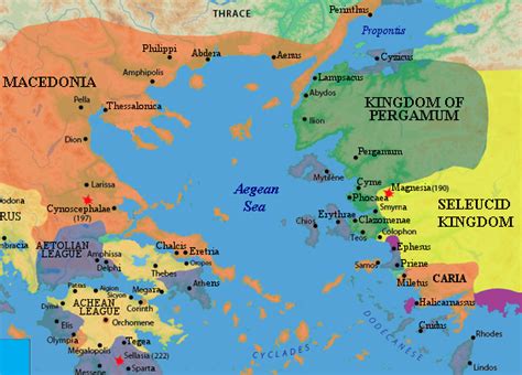 Ionia Ancient Greece Map