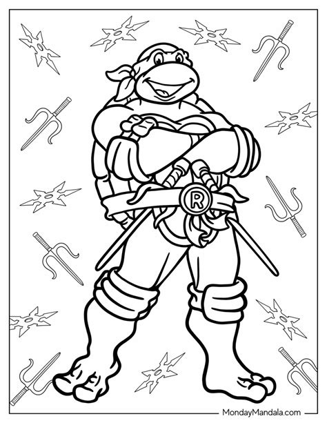 30 Ninja Turtles Coloring Pages (Free PDF Printables)