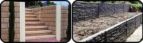 Concrete sleeper retaining walls from Outback Sleepers Australia