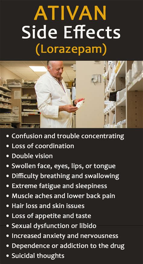 Ativan Side Effects, Uses, and Withdrawal (Lorazepam)