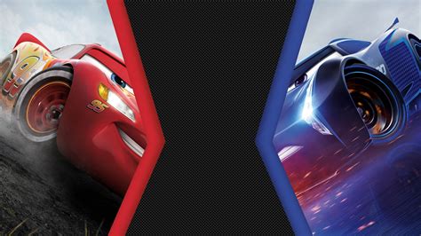 Cars 3 Lightning Mcqueen vs Jackson Storm 4k Wallpaper