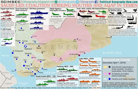 War in Yemen: Map & Infographic of Foreign Military Deployments ...