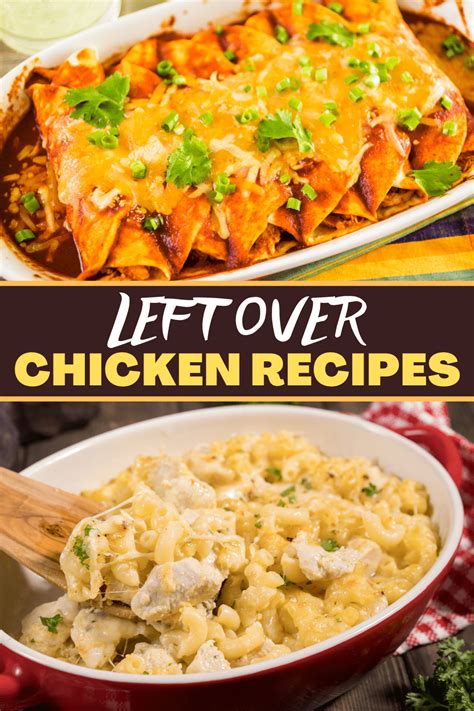 25 Easy Leftover Chicken Recipes for Lunch and Dinner