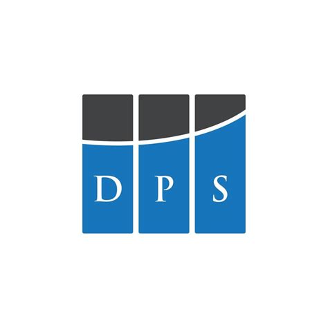 DPS letter logo design on WHITE background. DPS creative initials ...