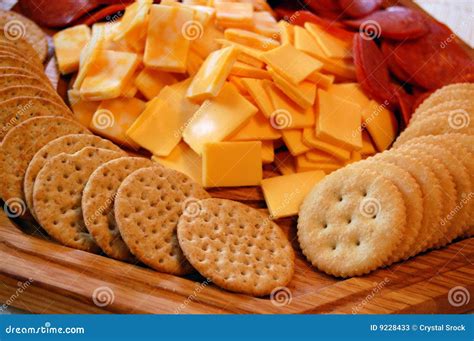 Cheese And Crackers Stock Photos - Image: 9228433