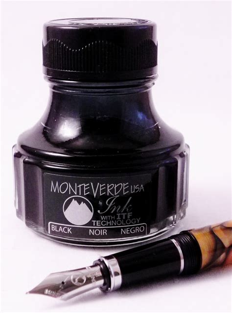 Bottle Ink for Monteverde Fountain pens - Black – Rogue Journals