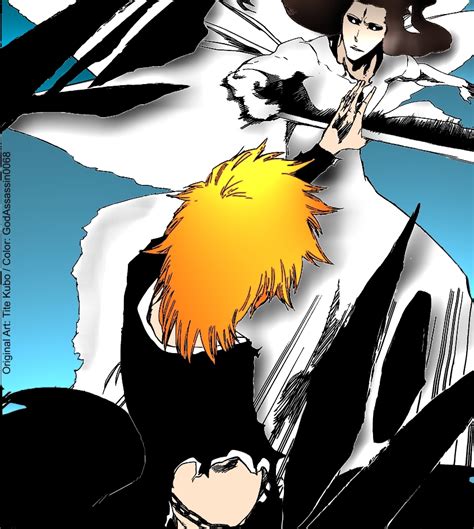 Ichigo vs Aizen by godassassin0068 on DeviantArt