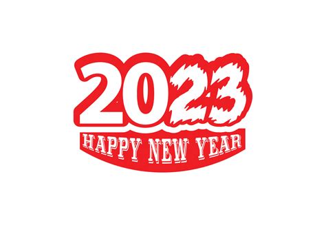 Happy new year 2023 logo, banner, t shirt design template 9328535 ...