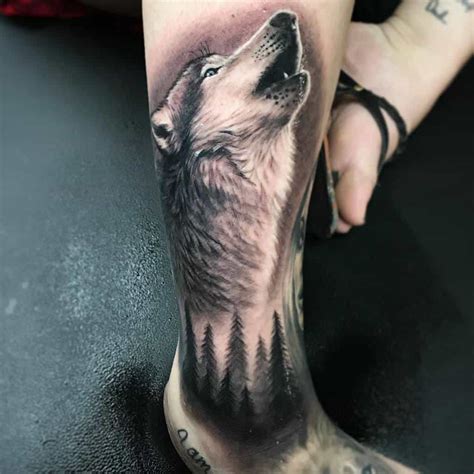 Top 71 Best Howling Wolf Tattoo Ideas - [2021 Inspiration Guide]