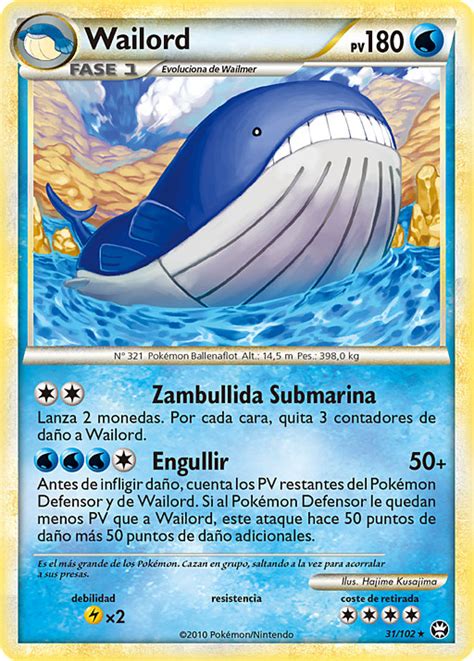 Wailord (Triunfadores TCG) - WikiDex, la enciclopedia Pokémon