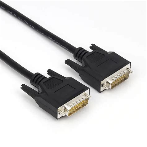 DB15 male/male/female cable D SUB 15 pin connector DB15 2 rows 15pin M ...