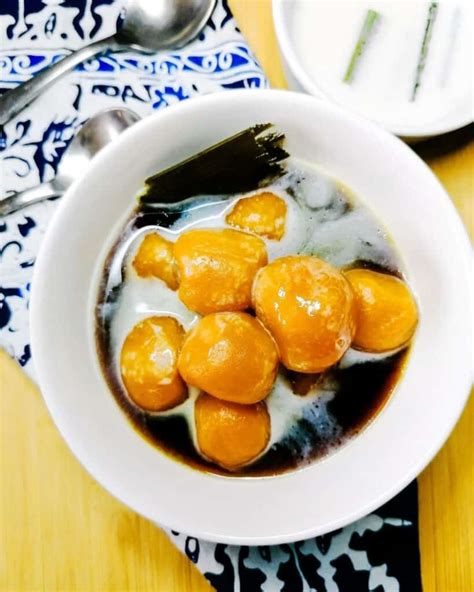 Kolak Biji Salak - Sweet Potato Balls - So Yummy Recipes