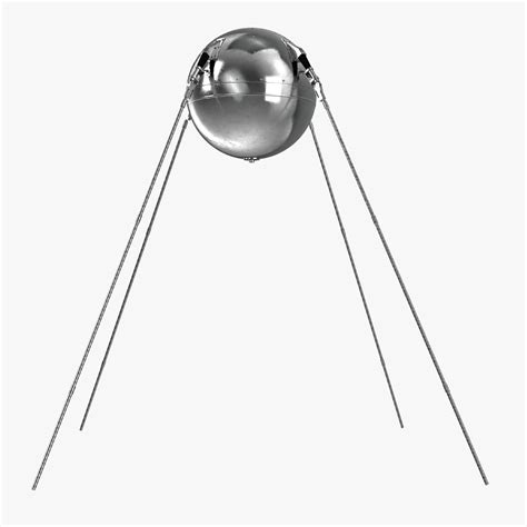 3d model sputnik 1