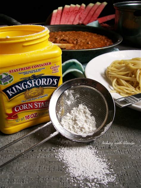 Kitchen Tip of the Week: Cornstarch Confession