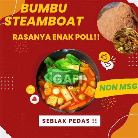 Jual BUMBU Bubuk SUKI INSTAN Seblak Pedas NON MSG 1 Kg Steamboat Shabu ...