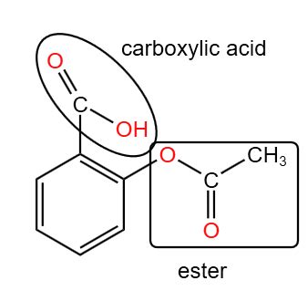 Identify the different kinds of carbonyl functional groups in the given ...