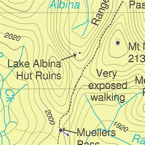 Mount Kosciuszko Summit Access Pocket Map - Hiking Maps