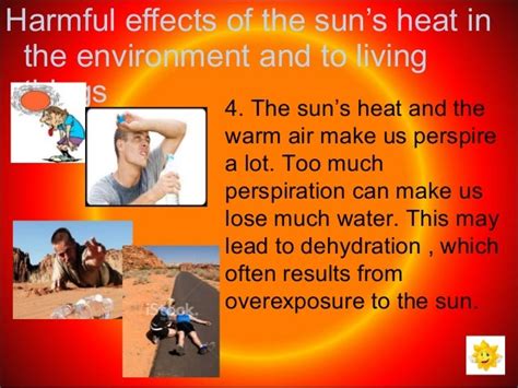 2. effects of the sun's heat and light