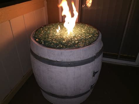 Wine Barrel Fire Pit-Whiskey Barrel Fire Pit by SmokinBarrelWorks