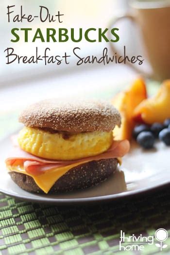 Starbucks Breakfast Sandwiches {Freezer Meal} | Thriving Home