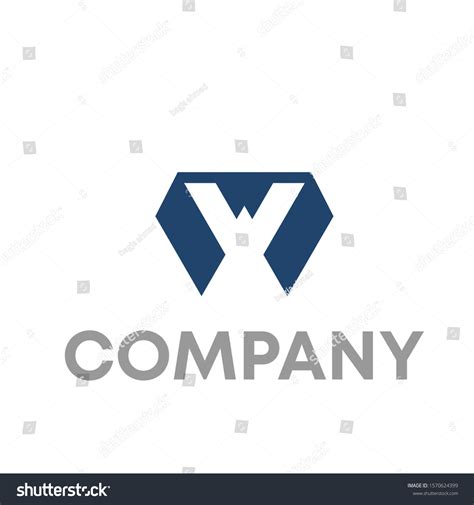 Mw Logo Vector Design Template Sign Stock Vector (Royalty Free ...