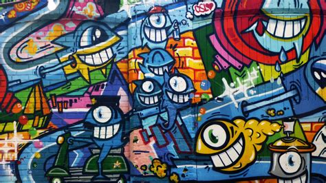 Download wallpaper 1920x1080 graffiti, wall art, bright, street wall ...