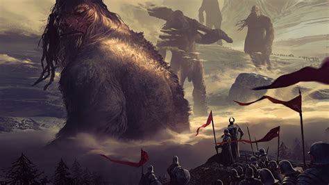 fantasy art, artwork, fan art, concept art, giant, digital art HD Wallpaper