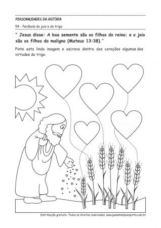 54 - Parábola do joio e do trigo.jpg :: Passatempo Espírita ...