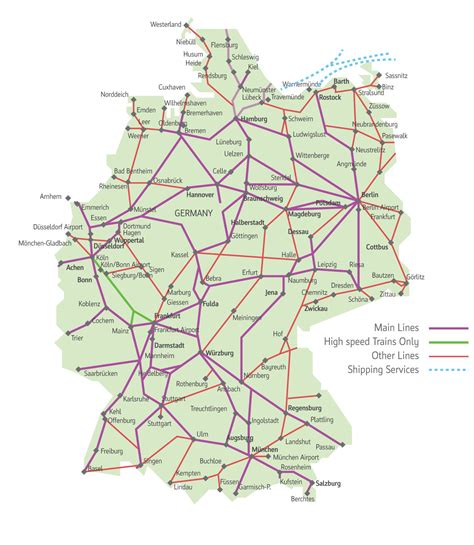 Bahn Karte Deutschland