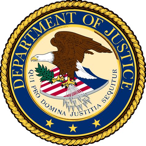 US Department Of Justice Logo PNG Transparent & SVG Vector - Freebie Supply