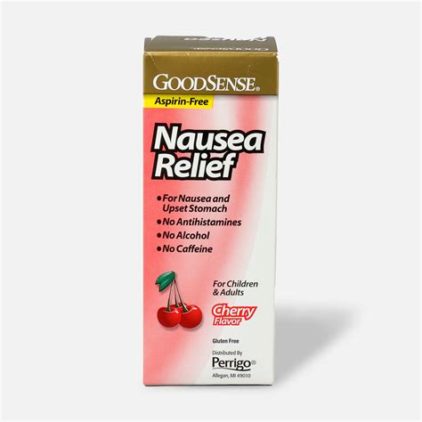 GoodSense® Anti-Nausea Liquid 4 oz, Cherry, Aspirin-Free