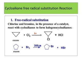 Reaction of cycloalkane | PPT