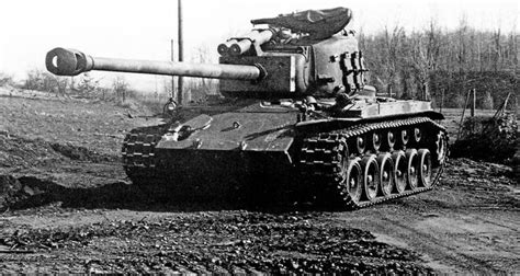 T26E4"Super Pershing"- US experimental M26 tank, 1945 Army Vehicles ...