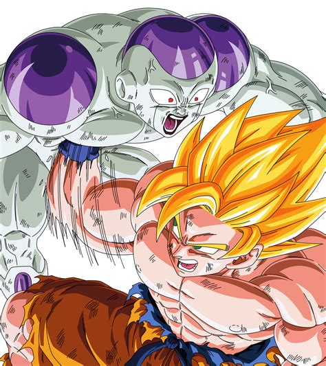 Image - Goku vs Frieza by zman786.png - Owenandheatherfan Wiki