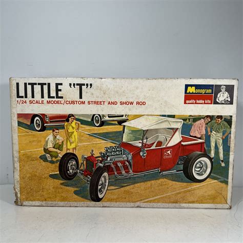 Monogram 1/24 Scale Model Kit PC92-170 Little T Street and Show Hot Rod ...