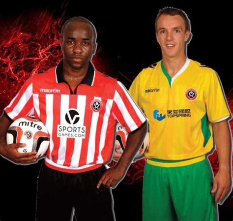 New Sheffield United Kit 13/14- Macron SUFC Home Away Shirts 2013-2014 ...